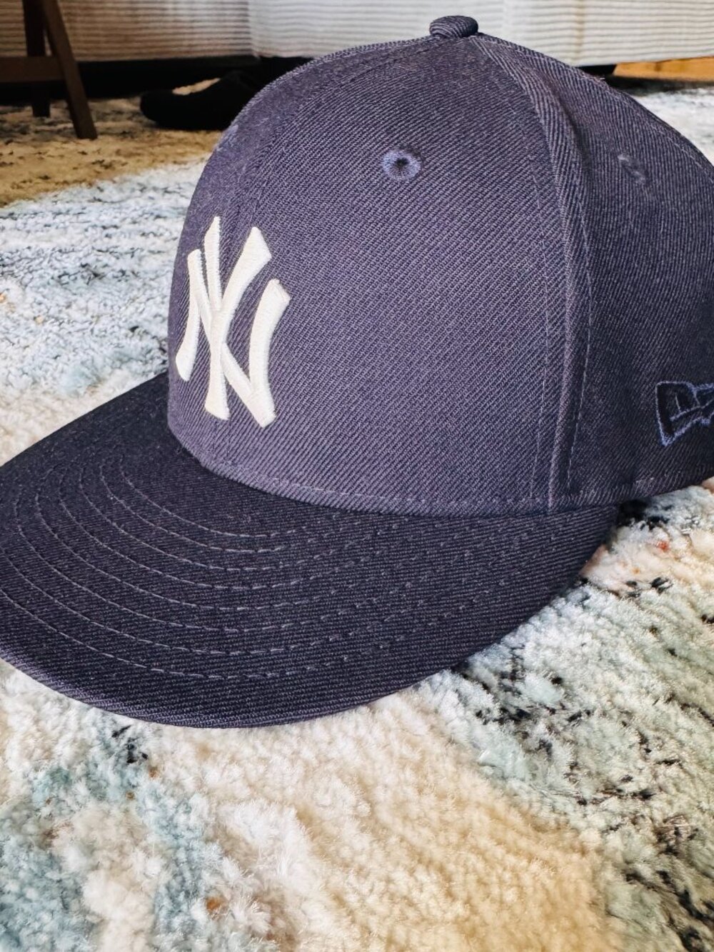 Navy Kith & Kin Yankees Fitted (7 5/8)